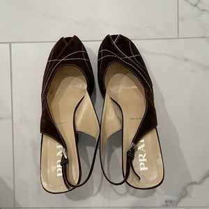 Vintage Prada Brown Heels
